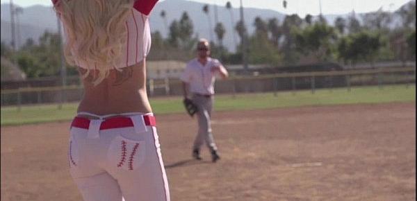  Baseball Loving Blonde Stevie Shae Loves An After Game Fuck